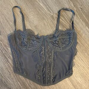 Pacsun grey corset
